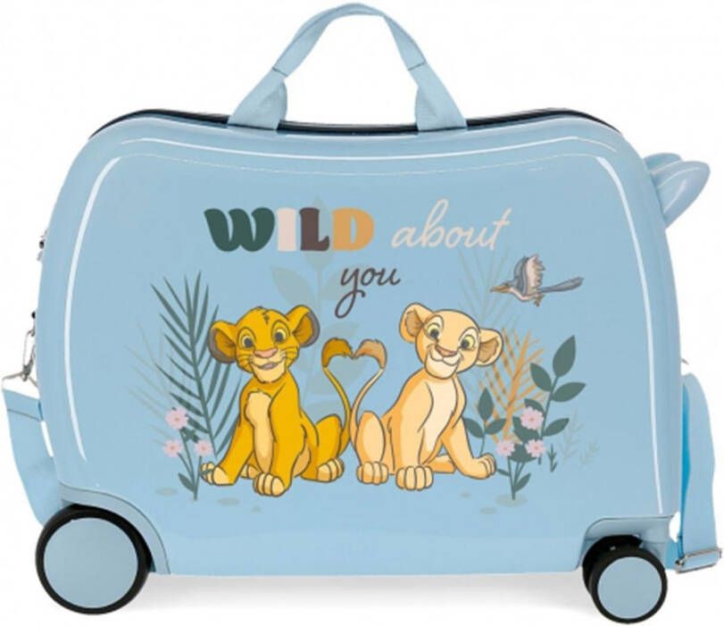 Disney Rolling Suitcase 4 Wheels Before The Bloom Lion