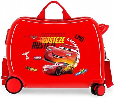 Disney Rolling Suitcase 4 Wheels Cars Rusteze Lightyear Red