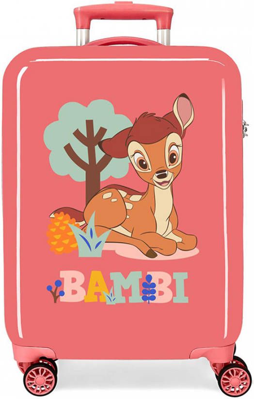 Disney Trolley 55 Cm 4 Wheels Bambi Coral