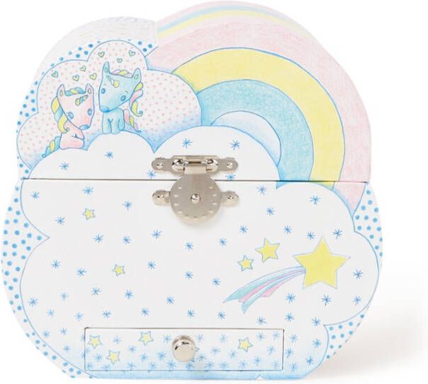 Djeco Dreams of Unicorns sieraden muziekdoosje
