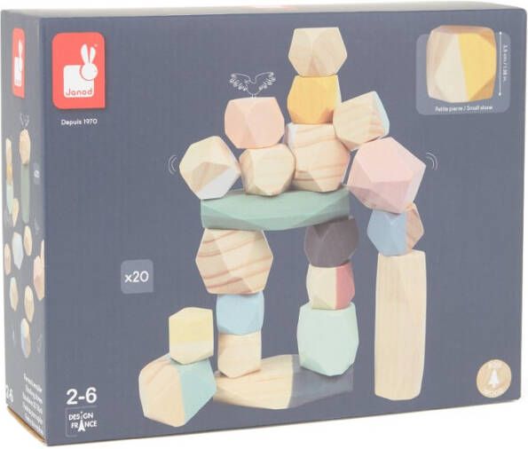 Janod ®, Sweet Cocoon bouwstenen 20 stuks