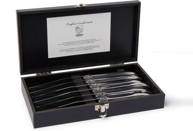 Laguiole Style de Vie Luxury Line Steakmessen Rvs 6 Stuks
