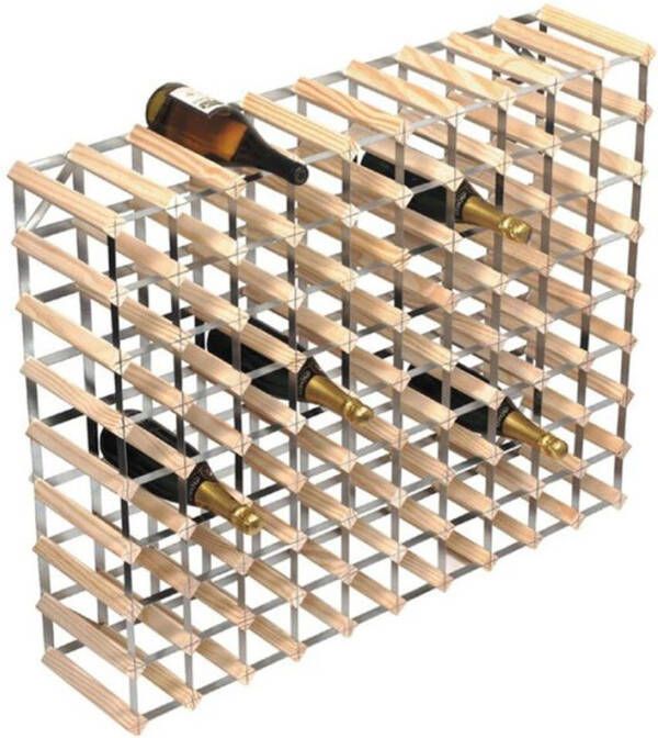 RTA Wineracks Wijnrek Verzinkt Natural 90 Flessen