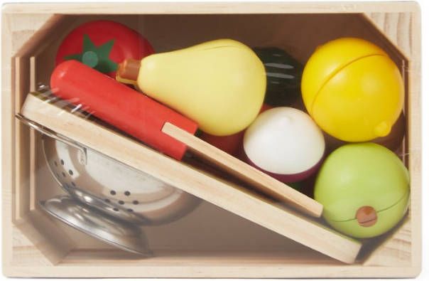 Janod ®, Groenteset Green Markt met toebehoren in doos