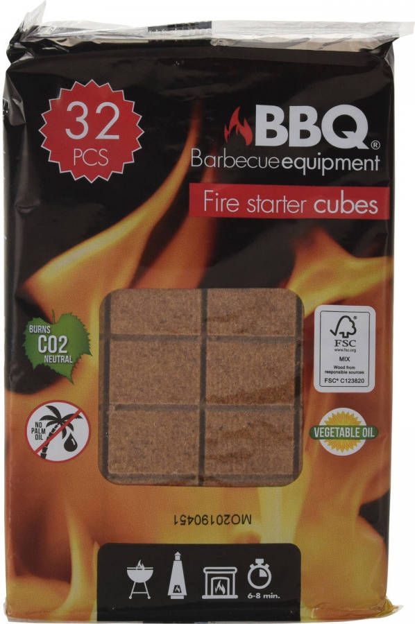 BBQ Collection 32x Stuks Barbecue Aanmaakblokjes Aanmaakblokjes online kopen