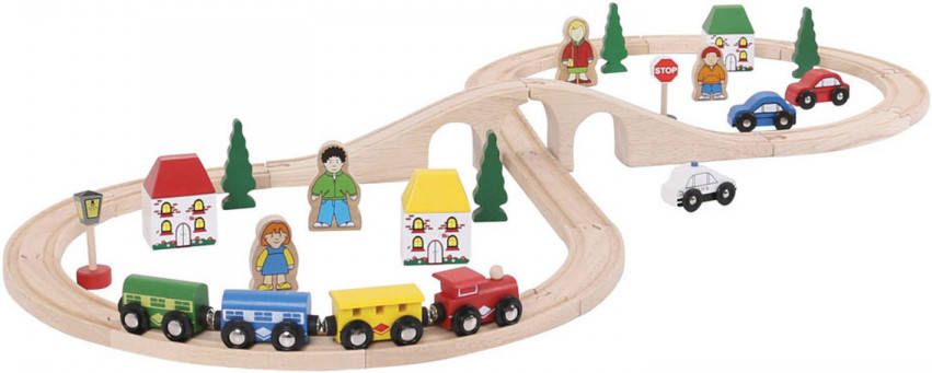 Fan Toys Bigjigs Figure Of Eight Train Set