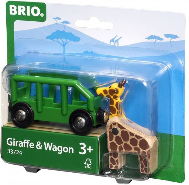 BRIO Wagon Met Giraffe 33724