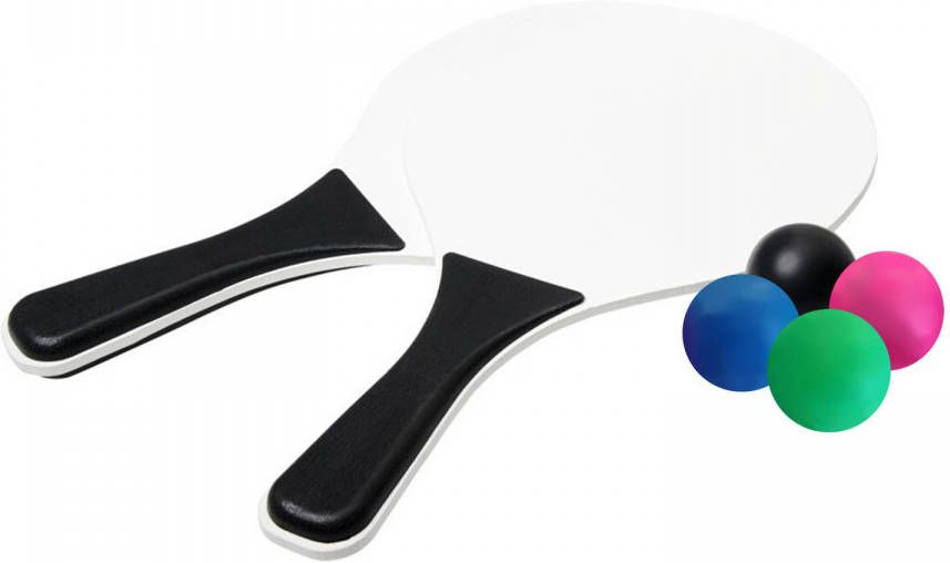Bullet Zwart/witte Beachball Set Buitenspeelgoed Met Extra Balletjes Beachballsets