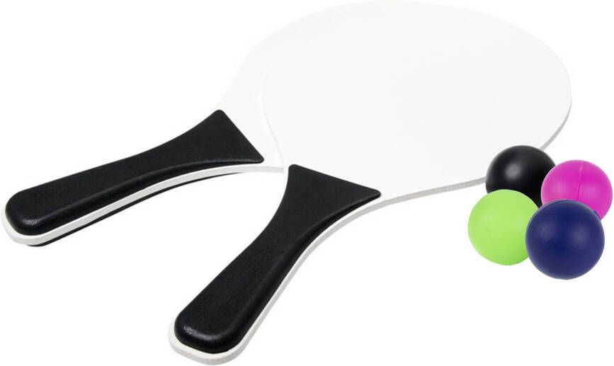 Bullet Zwart/witte Beachball Set Buitenspeelgoed Met Extra Balletjes Beachballsets