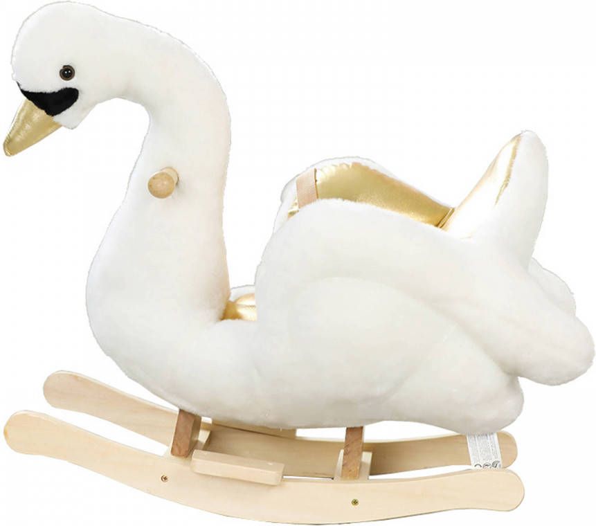 Cabino Hobbeldier Zwaan Wit Met Goud