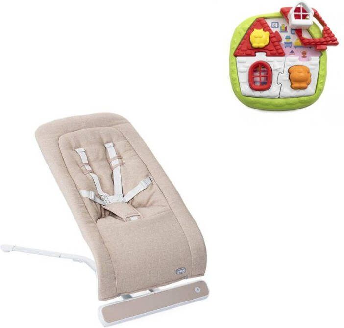 Chicco Bundel Wipstoel Relax Rhythm &apos, N&apos, Sound Sand & Puzzel 2 in 1 Huispuzzel