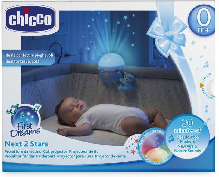 Chicco  Projector Next 2 Stars, lichtblauw Blauw