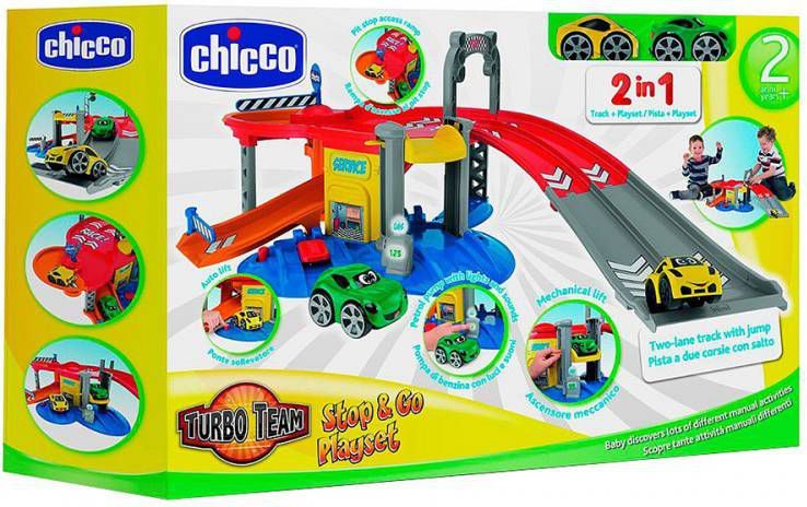 Chicco  Elektrische Garage Stop & Go + 2 Auto's