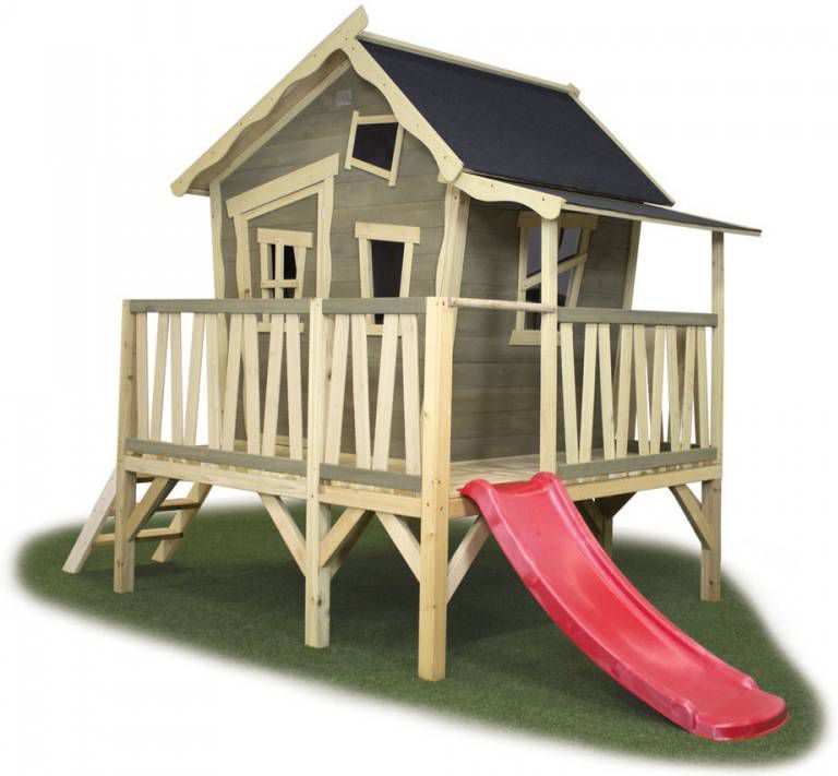 EXIT Toys Exit Crooky 350 Speelhuis Met Glijbaan