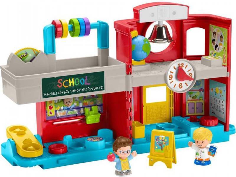 Fisher price Speelset Little People Vriendelijke School 4 delig