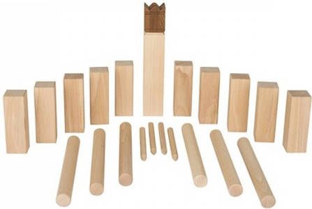 Goki Kubb Vikingschaakspel 21 Delig