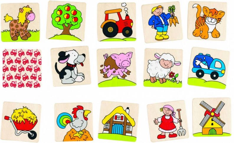 Goki Memory Boerderij 32 Delig