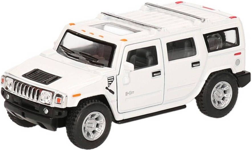 Goki Modelauto Hummer H2 Suv Wit 12, 5 Cm Speelgoed Auto&apos