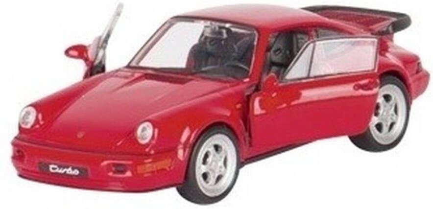 Goki Modelauto Porsche 964 Carrera Rood 1 34 Speelgoed Auto&apos
