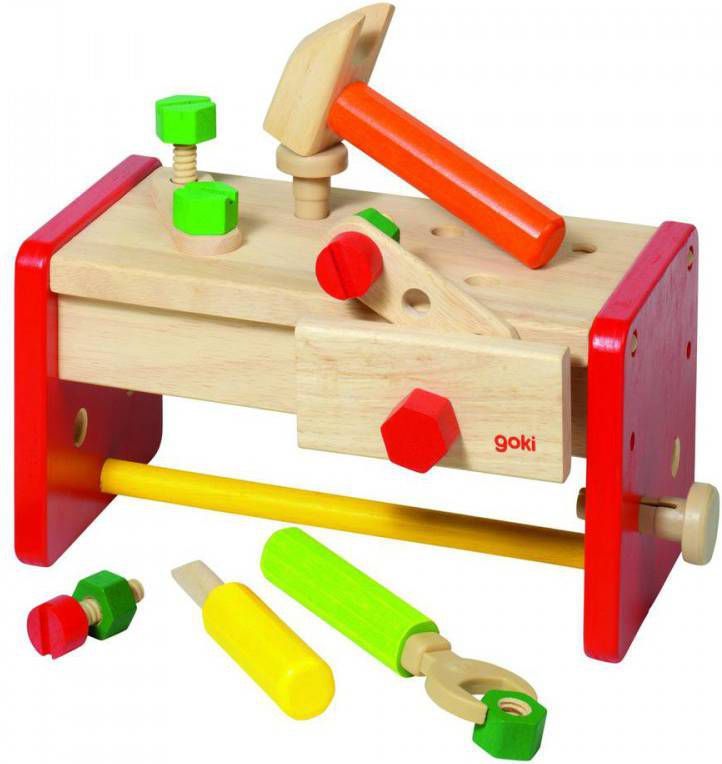 Goki Speelgoed Werkbank En Gereedschapskist