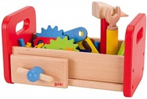 Goki Werkbank Met Toebehoren 27 X 20 X 15 Cm 36 delig