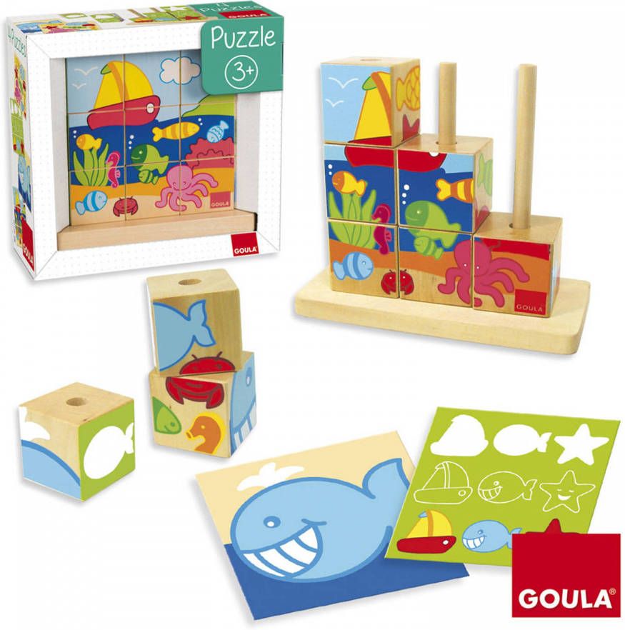 Goula Stapelpuzzel Zee 9 Stukjes