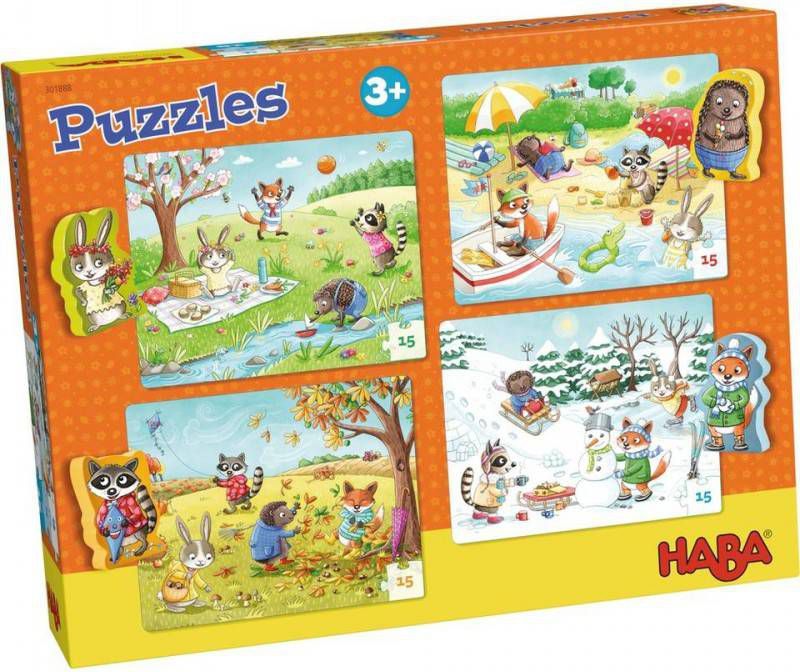 Haba Kinderlegpuzzel De Seizoenen 8 delig online kopen