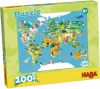 Haba Kinderpuzzel Wereldkaart 100 Stukjes online kopen