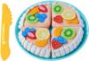Haba Speelgoedeten Fruittaart 17 Cm Polyester Blauw 22 delig online kopen
