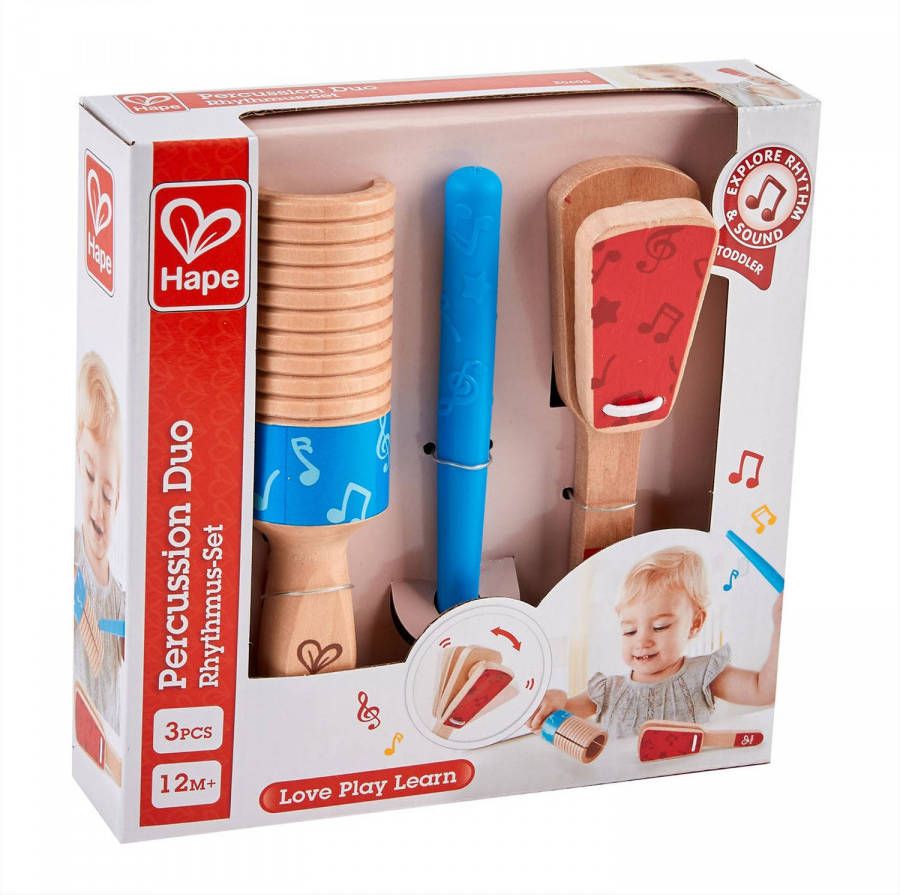 Hape Klepperaar En Buistrom Met Strijkstokje