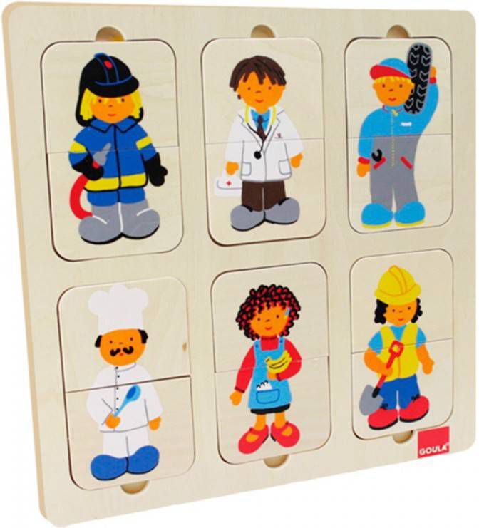 Jumbo Goula Puzzel Beroepen 12 Stukjes