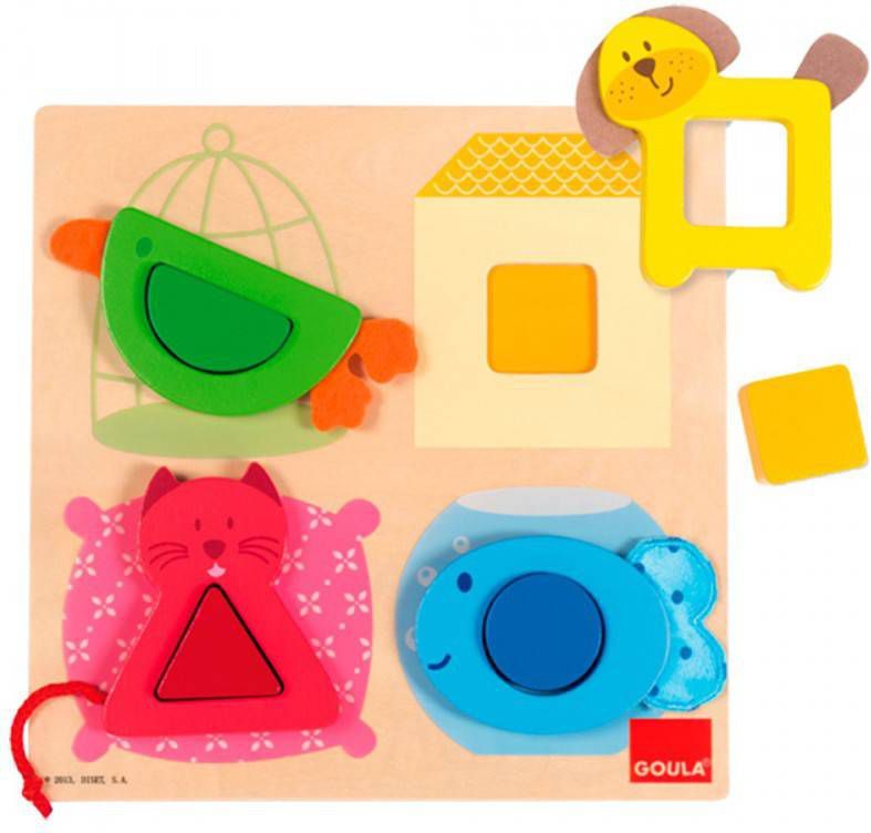 Jumbo Goula Voelpuzzel Huisdieren 8 Stukjes