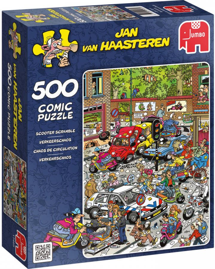 Jan van Haasteren Verkeerschaos legpuzzel 500 stukjes