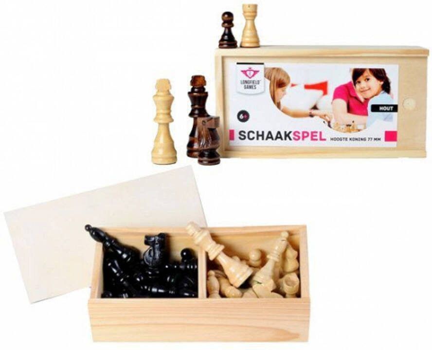 Longfield Games Schaakstukken In Opbergdoos Actiespellen