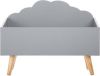 Parya Speelgoedkist Wolkenvorm Kleur Grijs online kopen