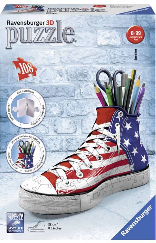 Ravensburger 3d Puzzel Amerikaanse Stijl Sneaker 108 Stukjes