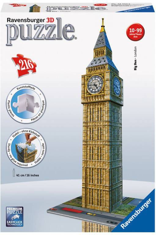 Ravensburger Big Ben 3D Legpuzzel(216 stukjes )