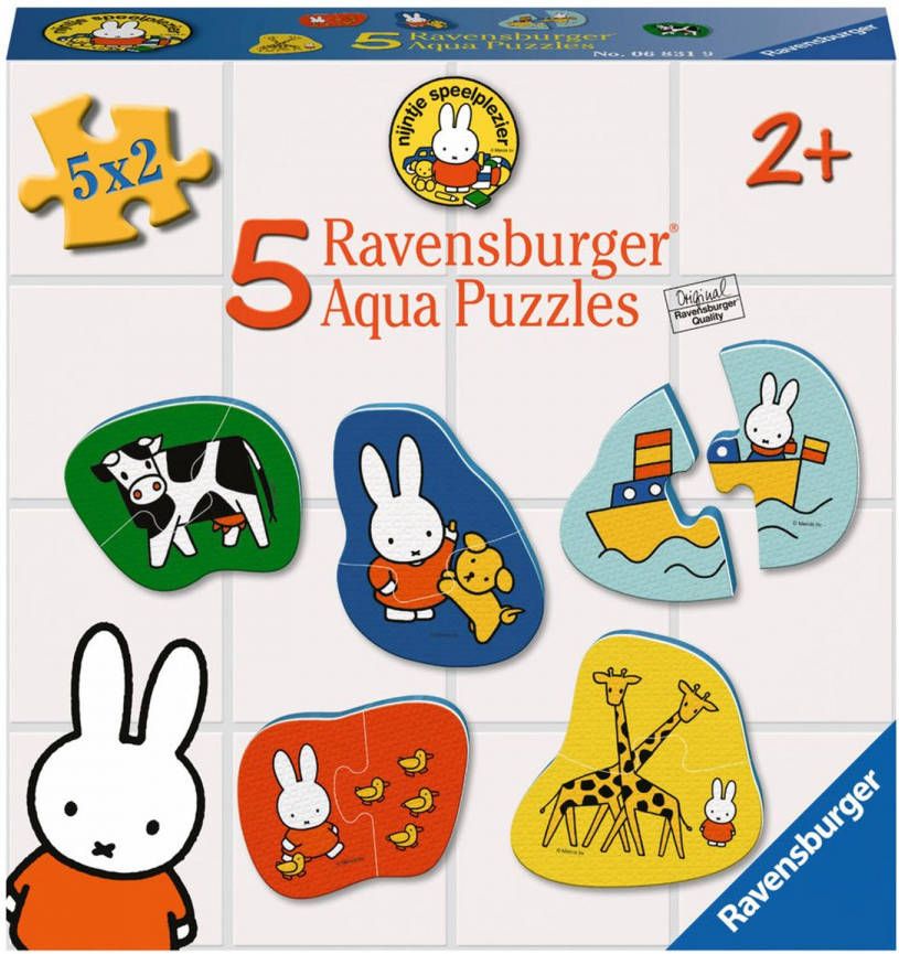 Ravensburger Aqua Puzzel Nijntje 5x2pieces