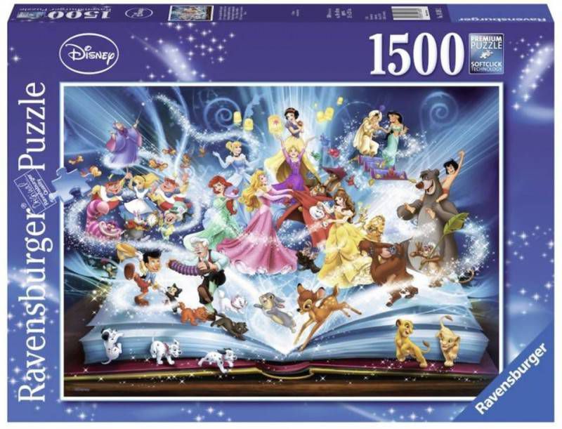 Ravensburger Puzzel Disney Magisch Sprookjesboek 1500 Stukjes
