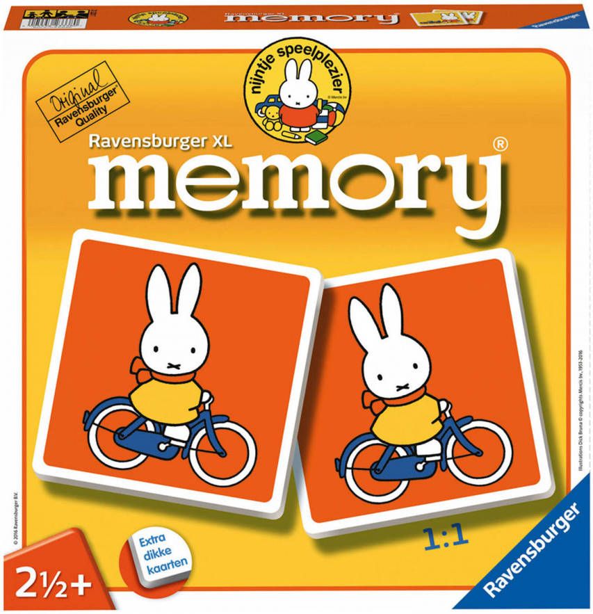 Ravensburger nijntje XL memory® kaartspel
