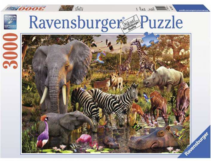 Ravensburger Puzzel Afrikaanse Dierenwereld 3000 Stukjes