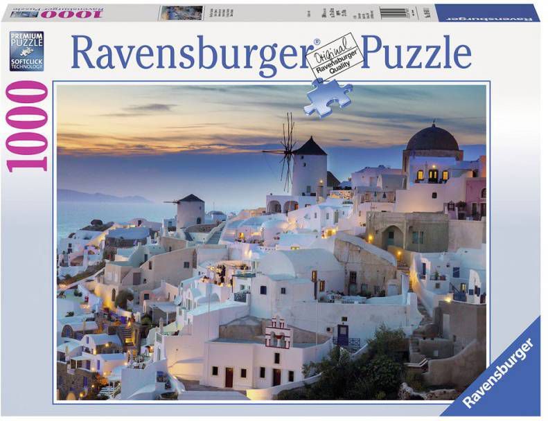 Ravensburger Puzzel Avond In Santorini 1000 Stukjes