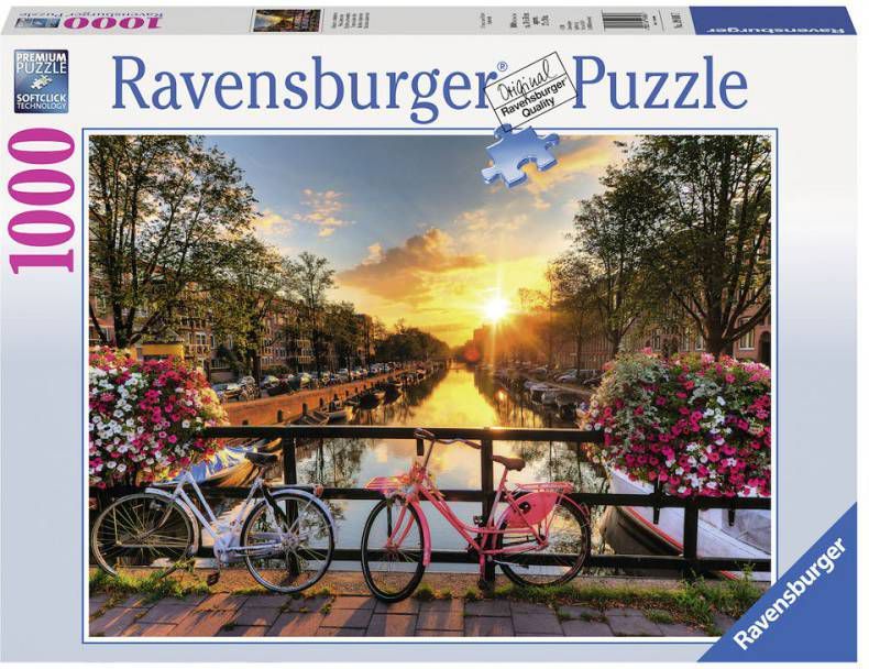 Ravensburger Puzzel Fietsen In Amsterdam 1000 Stukjes