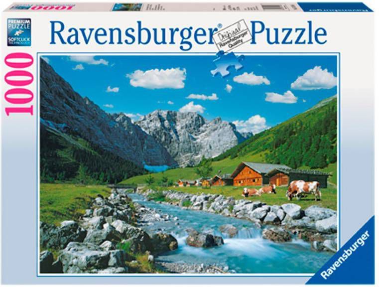 Ravensburger Karwendelgebergte, Oostenrijk legpuzzel 1000 stukjes