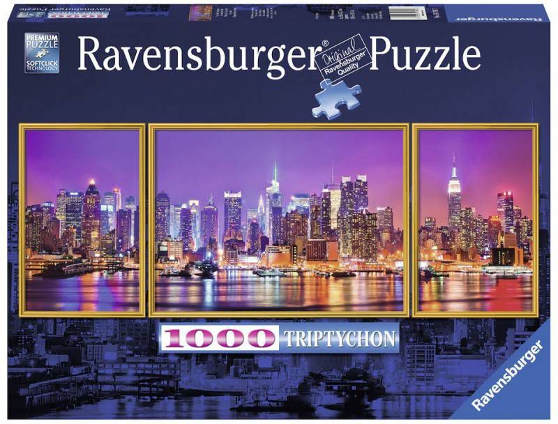 Ravensburger Puzzel Triptychon New York 1000 Stukjes