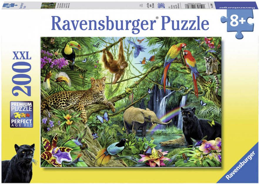 Ravensburger dieren in de jungle xxl legpuzzel 200 stukjes
