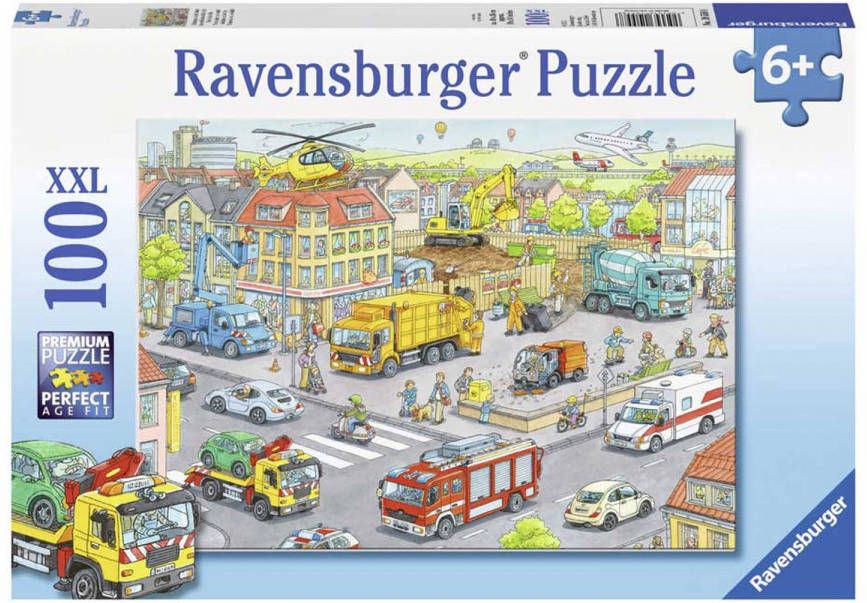 Ravensburger Puzzel Xxl Voertuigen In De Stad 100 Stukjes