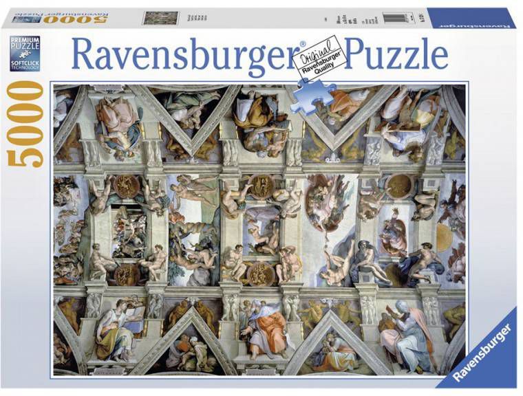 Ravensburger Puzzel Sixtijnse Kapel 5000 Stukjes