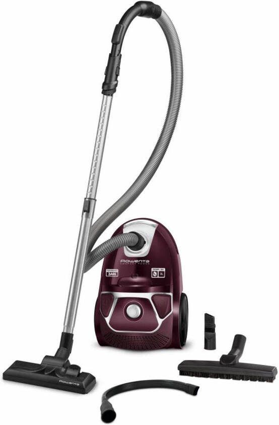Rowenta Stofzuiger RO3969 Compact power Stofzakcapaciteit 3 liter, bijzonder efficiënt filter, rood