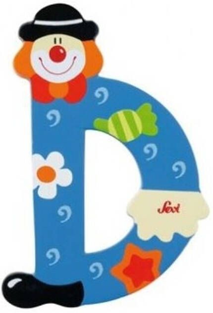 Sevi Letter D Clown 10 Cm